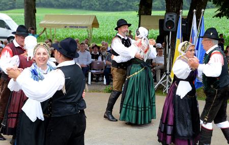 Občinska proslava ob dnevu državnosti in 10. obletnici Folklorne skupine Vodice 